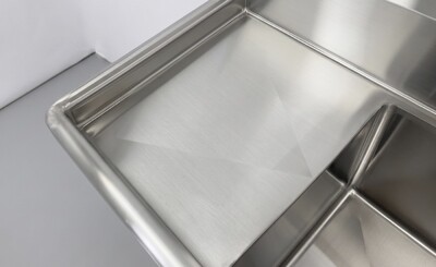 NSF Corner Sink 3 Compartment HN-CS3T181812-18LR
