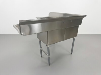 NSF Corner Sink 3 Compartment HN-CS3T181812-18LR