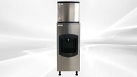 NSF 350 lbs Hotel Ice Maker Dispenser Air Cooled HD-130B+SK-365