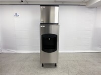 NSF 350 lbs Hotel Ice Maker Dispenser Air Cooled HD-130B+SK-365