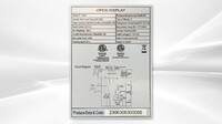 NSF 60 ins open display refrigerator Merchandiser CF-1500B