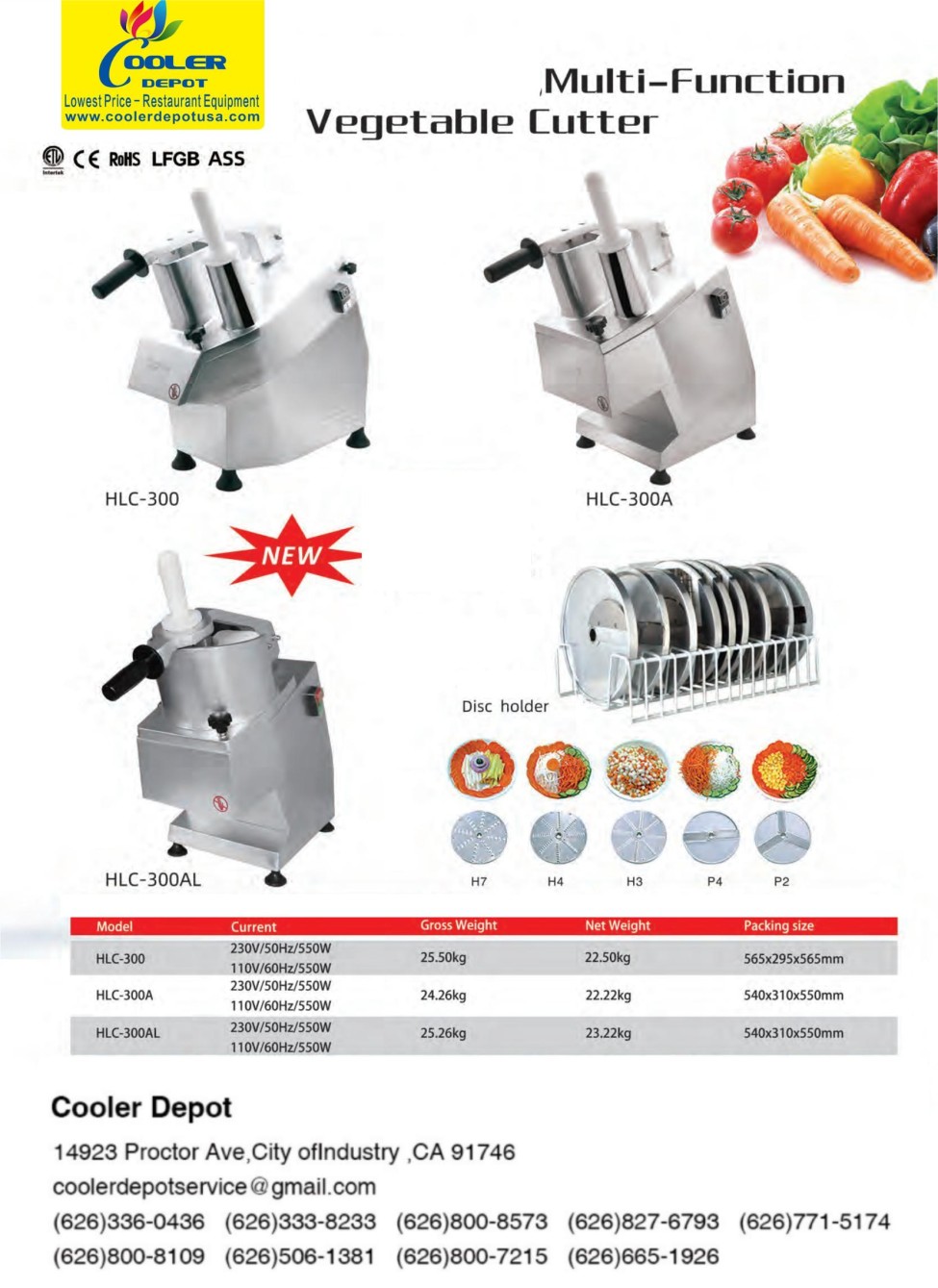 550W Electric Vegetable Food Chopper Processor Machine Commercial Crusher  110V