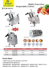 NSF Electric Food Processor Vegetable Cutter HLC-300