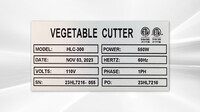 NSF Electric Food Processor Vegetable Cutter HLC-300
