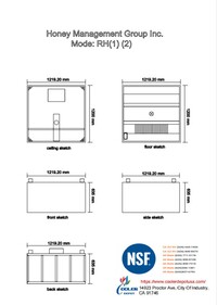 4 ft NSF Restaurant Hood And Exhaust Fan 08 HBS