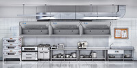 NSF Restaurant Exhaust Commercial Kitchen Only Hood 8 FT