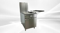 NSF Flat Bottom Funnel Cake Donuts Fryer  GF-18P NG
