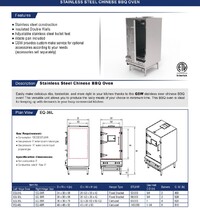 NSF 24 ins smoker bbq oven EQ24