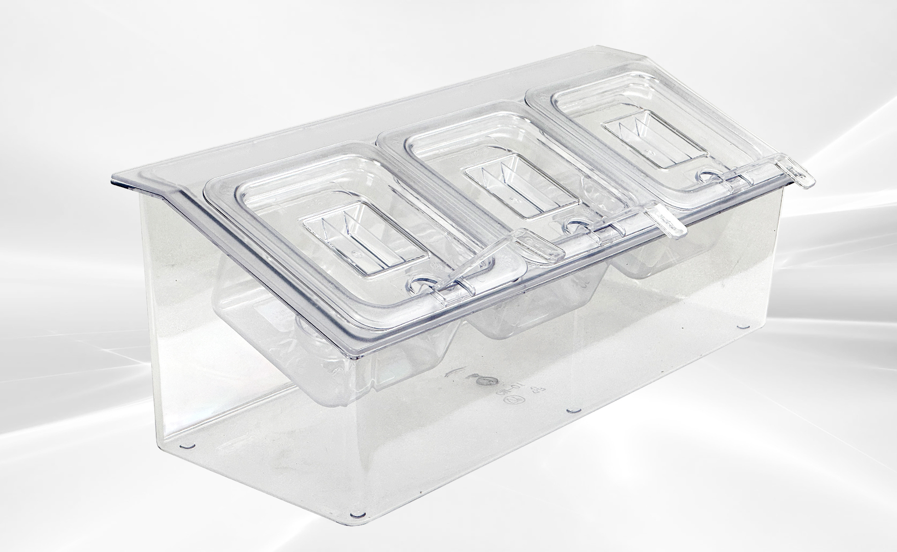 3 container 1-6 Plastic seasoning PCS16-3S