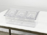 3 container 1-6 Plastic seasoning PCS16-3S
