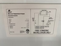 NSF -65°C 6.7 cu ft medical laboratory chest freezer -65w200