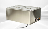 NSF 2 Containers Countertop Electric Food Warmer ZCK165B-2