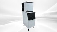 NSF 350 lb  Air Cooled ice maker machine SK-365+B275-ice bin