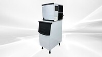 NSF 350 lb  Air Cooled ice maker machine SK-365+B275-ice bin