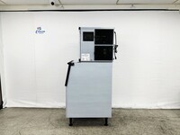 NSF 350 lb  Air Cooled ice maker machine SK-365+B275-ice bin