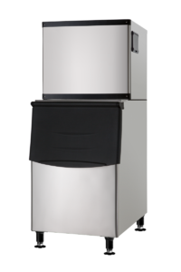 NSF 500 lb Air Cooled ice maker machine SK-520+B375-ice bin