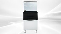 NSF 500 lb Air Cooled ice maker machine SK-520+B375-ice bin