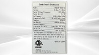 NSF open air display case refrigerator FGO36