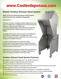 NSF 48 ins Universal Ventless hood VH48