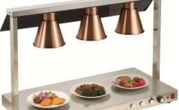 Three lights Warmer with Lights Countertop TP3