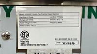 NSF two pan ice cream roll machine KO2000P-60