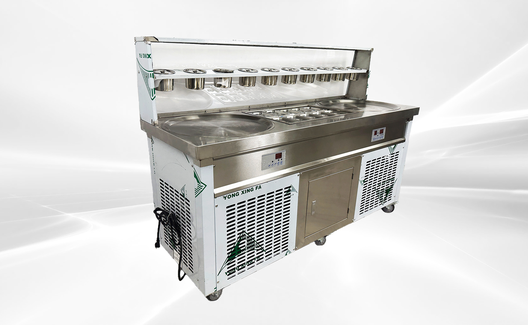 NSF two pan fried ice cream roll machine KO2000P-72