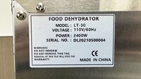 30 tray Commercial Industrial Food Dehydrator 110v DR30