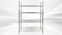 NSF W48xD18x H71 4 Tier Wire Shelving Shelves