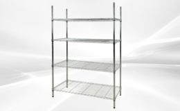 NSF H71xW48xD18   4 Tier Wire Shelving