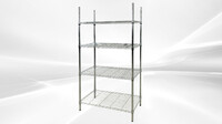 NSF W36xD18xH71 4 Tier Wire Shelving Shelves