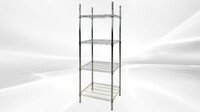 NSF W24xD18xH71 4 Tier Wire Shelving Shelves