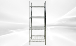 NSF H71xW24xD18  4 Tier Wire Shelving