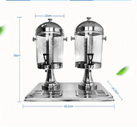 Double Juice Drink Dispenser BD52