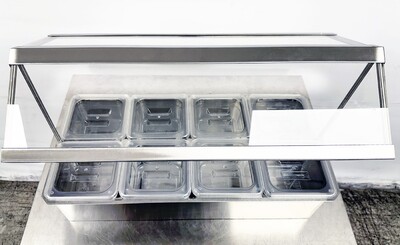 8 pan sauce station Compartment Bar Condiment Dispenser cc168