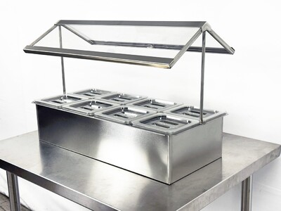 8 pan sauce station Compartment Bar Condiment Dispenser cc168