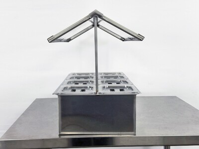 8 pan sauce station Compartment Bar Condiment Dispenser cc168