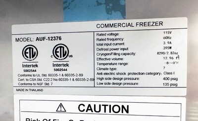 NSF Commercial 48 inches Worktop Freezer AUF-12376