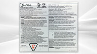 1.2 CU FT 1000w NSF midea Microwave Oven 110V 1034N1A
