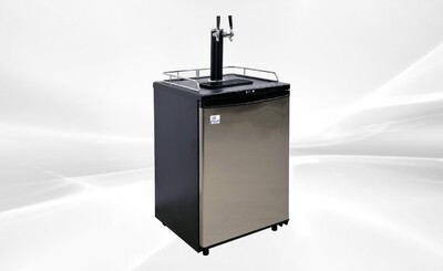 NSF 2 tap Kegerator Refrigerated Beer dispenser BF163