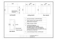 Clearance NSF Walk-In freezer room W6-D8-H8 ft thickness 4