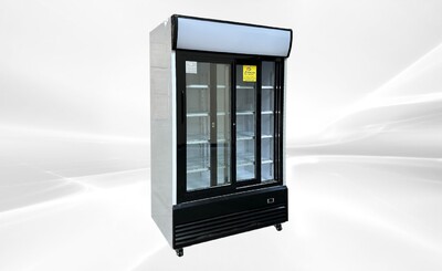 NSF 48 ins Drink two slide glass door refrigerator CLG-1000BFS