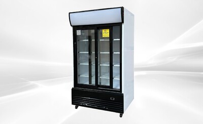 NSF 48 ins Drink two slide glass door refrigerator CLG-1000BFS
