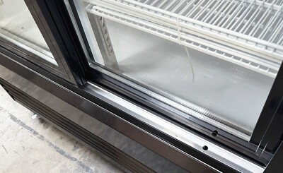 NSF 48 ins Drink two slide glass door refrigerator CLG-1000BFS