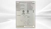NSF 32 ins Refrigerating Countertop Bakey Showcase CW-196