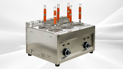 6 Holes Commercial Pasta Noodle Cooker Range PN6