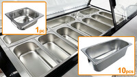 NSF 10 pan Gelato Display Showcase Dipping Cabinet DW-10R