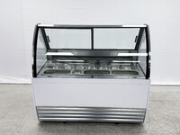 NSF 10 pan Gelato Display Showcase Dipping Cabinet DW-10R