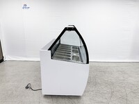 NSF 10 pan Gelato Display Showcase Dipping Cabinet DW-10R