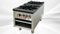 NSF 18ins double hole stock pot range HS-1D