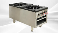 NSF 18ins double hole stock pot range HS-1D